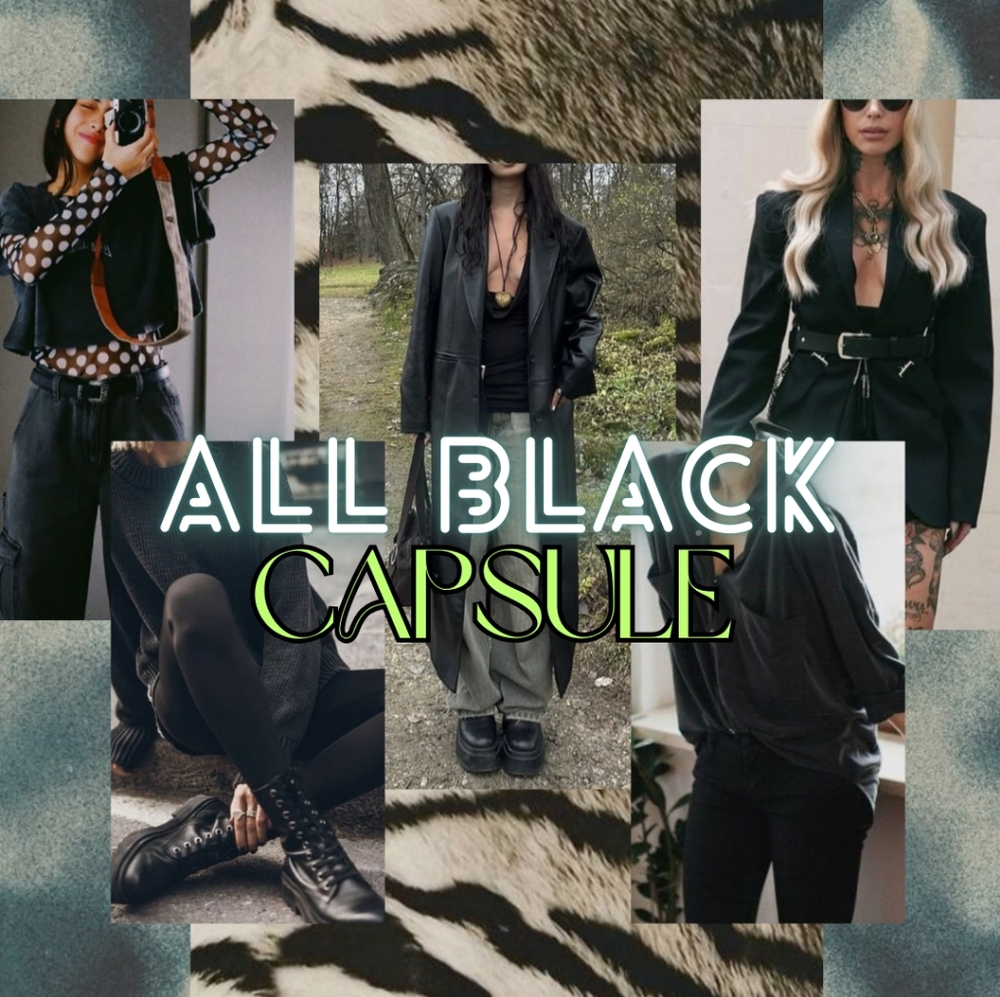 All Black Capsule - Edgy Classic Vibe